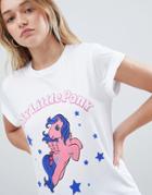 Asos Design T-shirt With My Little Pony Print - White