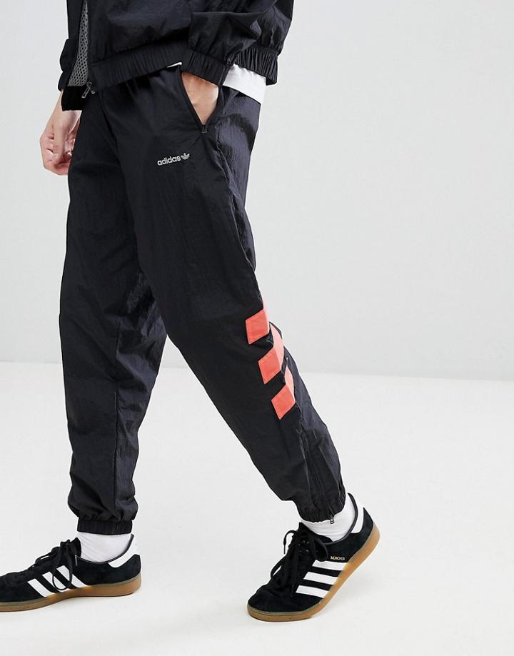 Adidas Originals Vintage Tapered Joggers In Black Cw4989 - Black