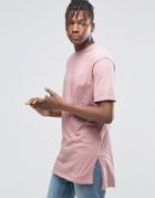Hand Of God Oil Washed T-shirt - Pink
