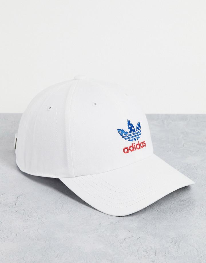 Adidas Originals Americana Relaxed Cap In White
