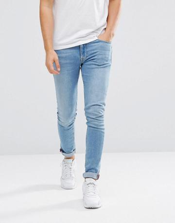 Yourturn Skinny Jeans In Blue - Blue