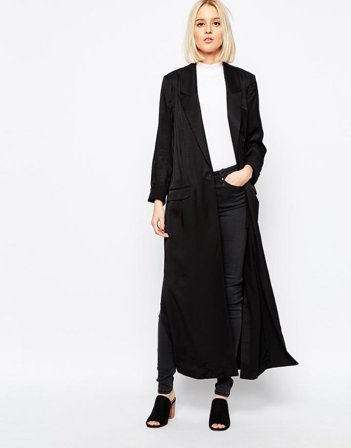 Weekday Audrey Longline Blazer - Black