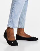 Lipsy Ballerina Flats In Black