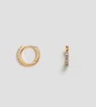 Estella Bartlett Embellished Huggy Hoops In Gold - Gold