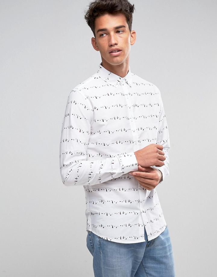 Troy Aop Shirt - White