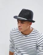 Barts Quest Summer Trilby Hat - Black