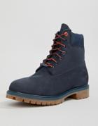 Timberland 6 Inch Premium Boots In Navy - Navy