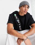 Asos Design Mini Fisherman Beanie In Gray-grey