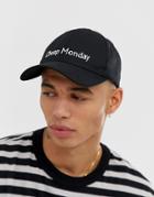 Cheap Monday Logo Baseball Cap - Black