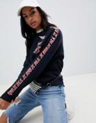 Tommy Hilfiger X Gigi Hadid Team Printed Sweatshirt - Black