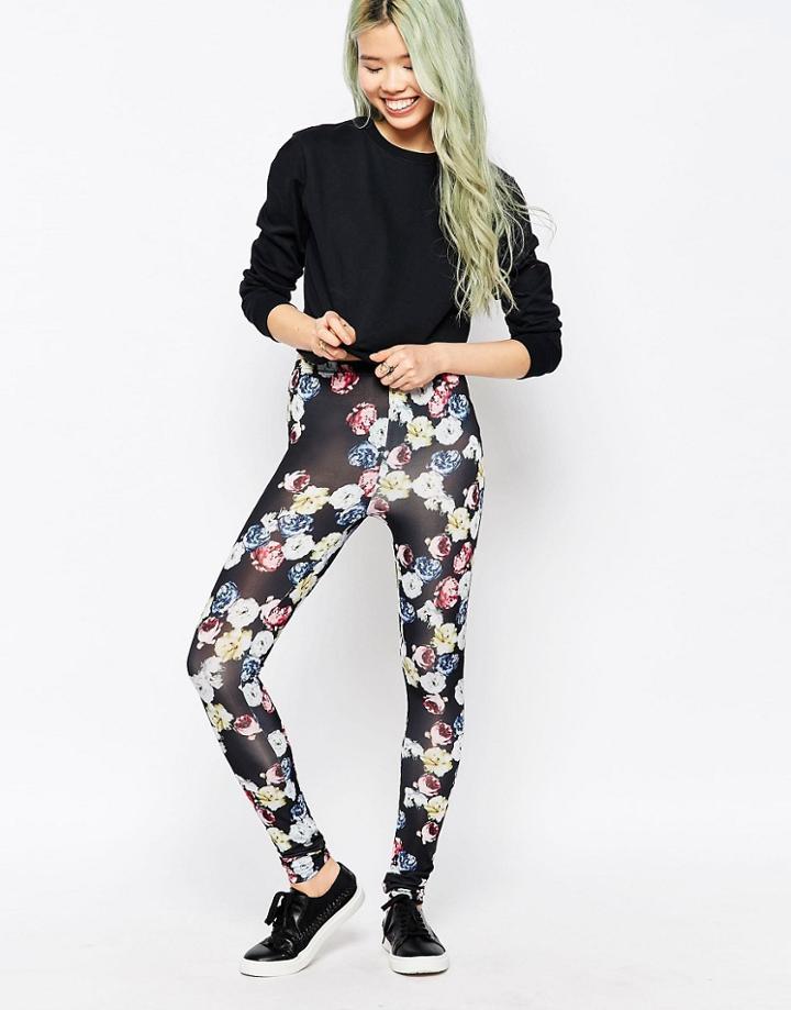 A Question Of Roses Leggings - Multi