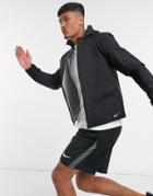 Nike Running Essentials Aerolayer Jacket In Black