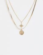 New Look Celestial Necklace Pack In Gold - Gold