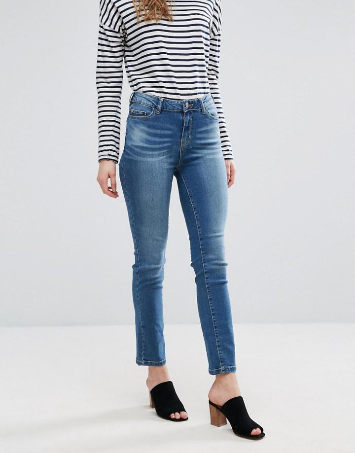 Waven Mari Straight Leg Jeans - Blue