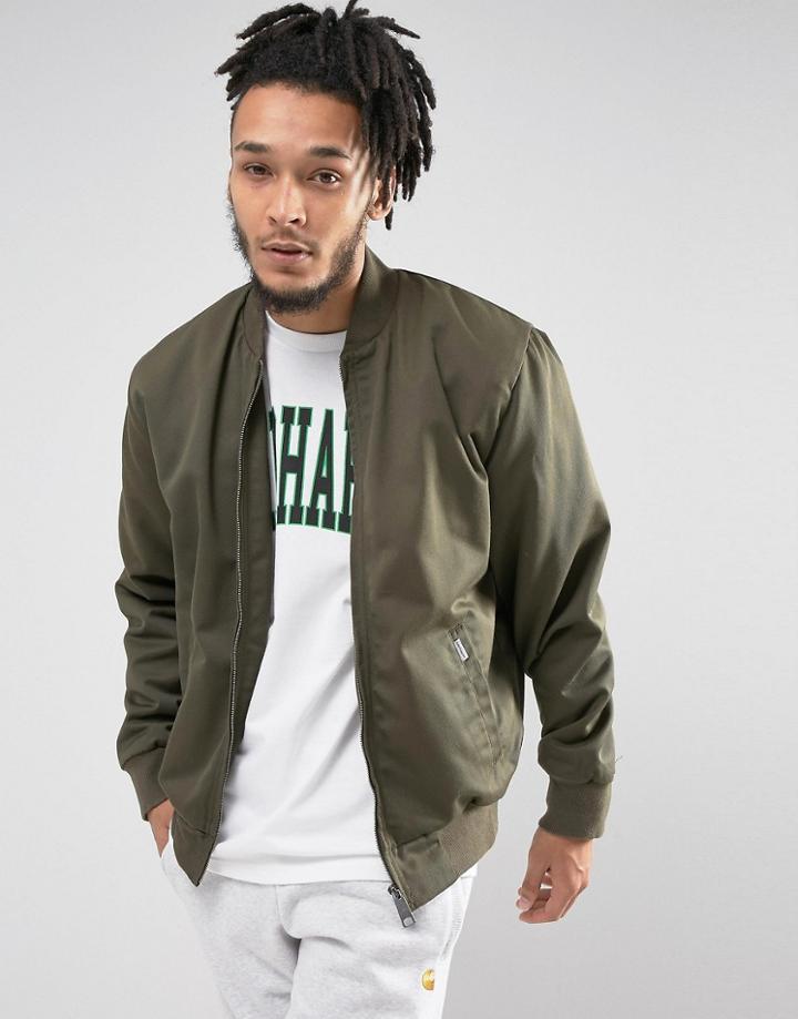 Carhartt Wip Douglas Bomber Jacket In Khaki - Green
