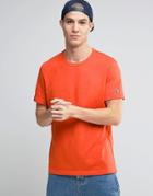 Champion T-shirt With Small Logo - Orange