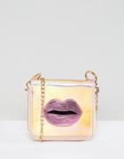 Oh My Gosh Accessories Holographic Purse - Pink