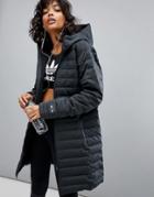 Adidas Reigning Champ Coat In Charcoal - Gray
