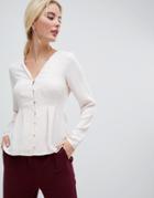 Y.a.s Button Through Blouse - Cream
