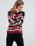 New Look Holidays Sweater - Black