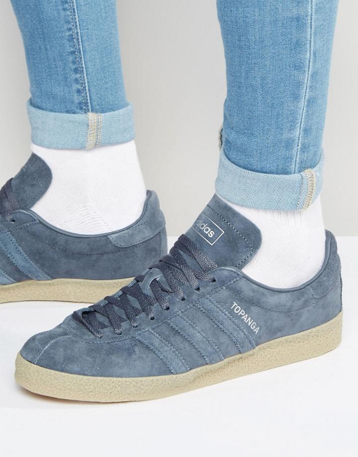 Adidas Originals Topanga Sneakers In Blue S80058 - Blue
