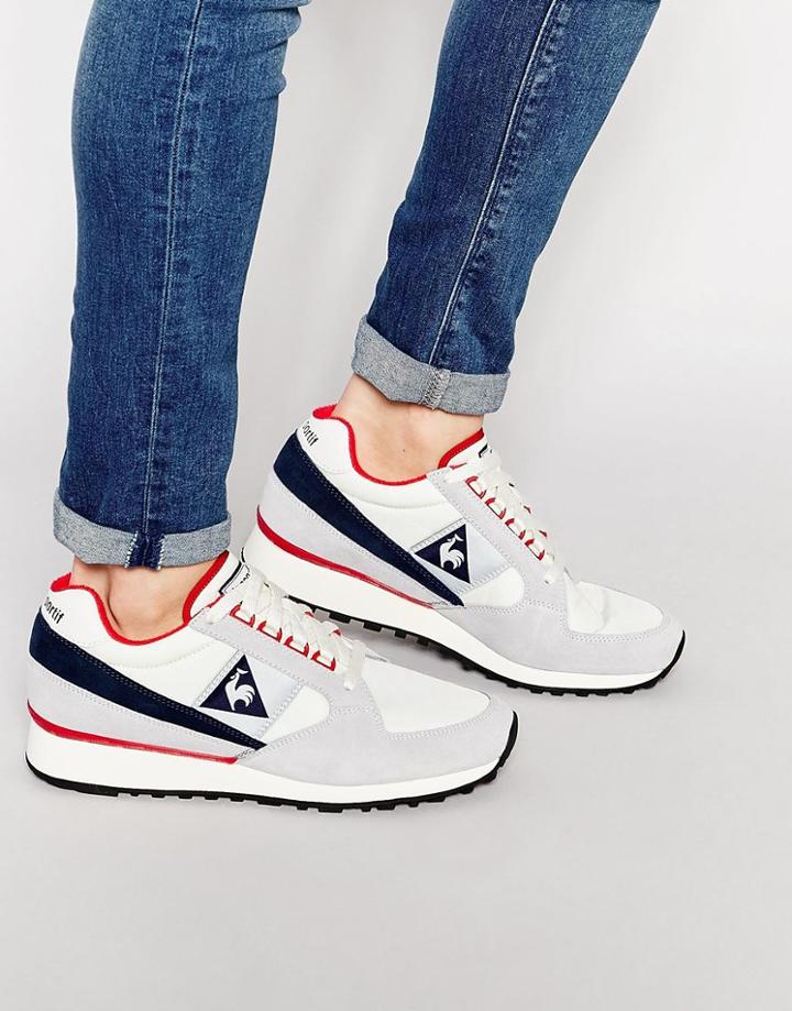 Le Coq Sportif Eclat Tricolore Sneakers - White