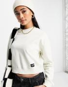 Dr Denim Cropped Lindsay Sweater-white