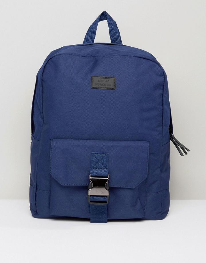 Artsac Workshop Front Pocket Backpack - Navy