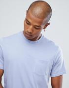 Element Basic Pocket T-shirt In Purple - Purple