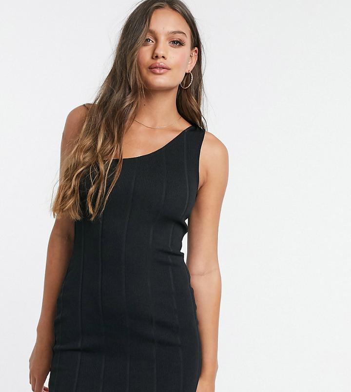 Miss Selfridge Petite Bandage Mini Dress In Black