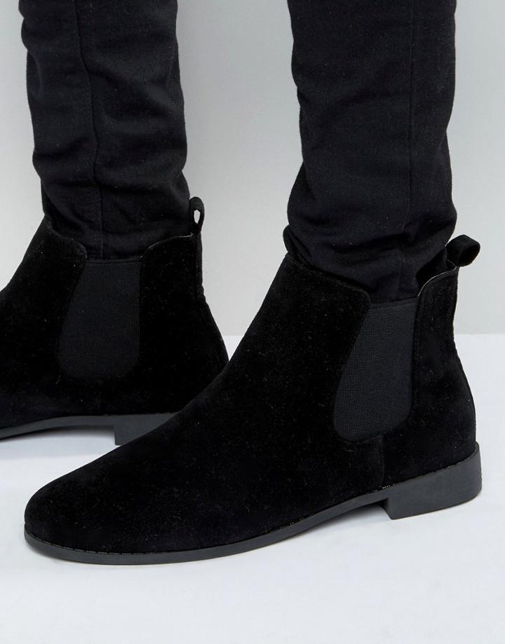 Bravesoul Chelsea Boots In Black - Black