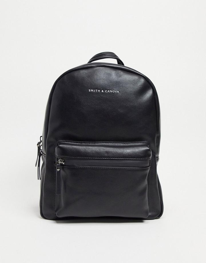 Smith & Canova Front Pocket Backpack-black