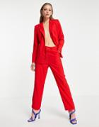 Extro & Vert Straight Leg Pants In Fiery Red