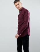New Look Oxford Shirt In Burgundy - Red