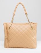 7x Quilted Bag - Beige