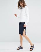 Samsoe & Samsoe Ronda Knitted Pencil Skirt - Navy