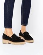 Asos Marco Suede Loafers - Black