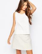 Sugarhill Boutique Emma Shell Top - White