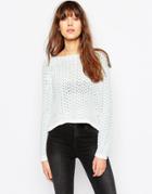 Only Fantasia Textured Sweater - Cloud Dancer W Eggsh
