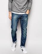 Blend Jeans Blizzard Slouch Tapered Fit Heavy Indigo Dark - Blue