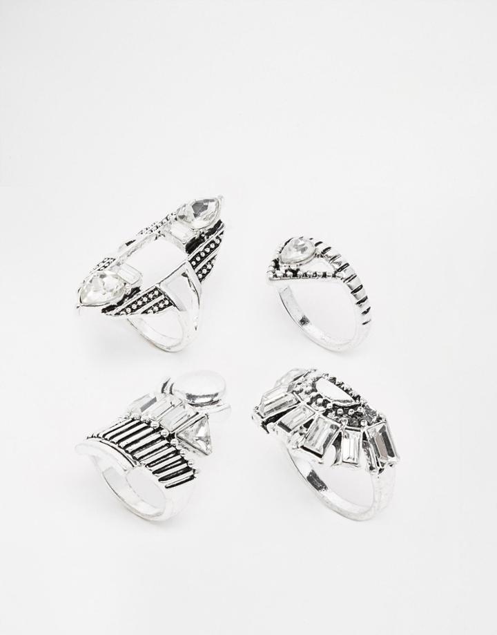 Aldo Lecompte Multipack Rings - Silver