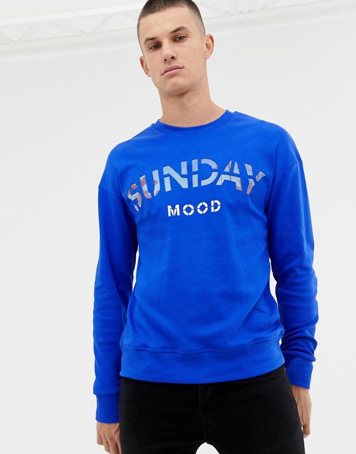 Jack And Jones Drop Shoulder Sweat - Gray