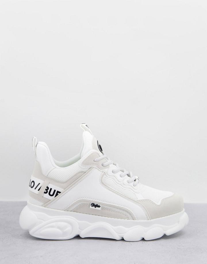 Buffalo Vegan Cloud Chai Chunky Sneakers In White