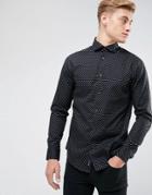 Armani Jeans All Over Small Logo Print Shirt Black - Black