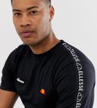 Ellesse Tall Fede T-shirt In Black - Black