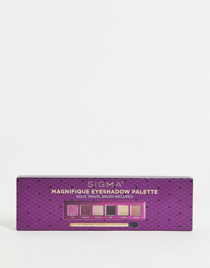 Sigma Magnifique Eyeshadow Palette And Brush Save 21%-multi