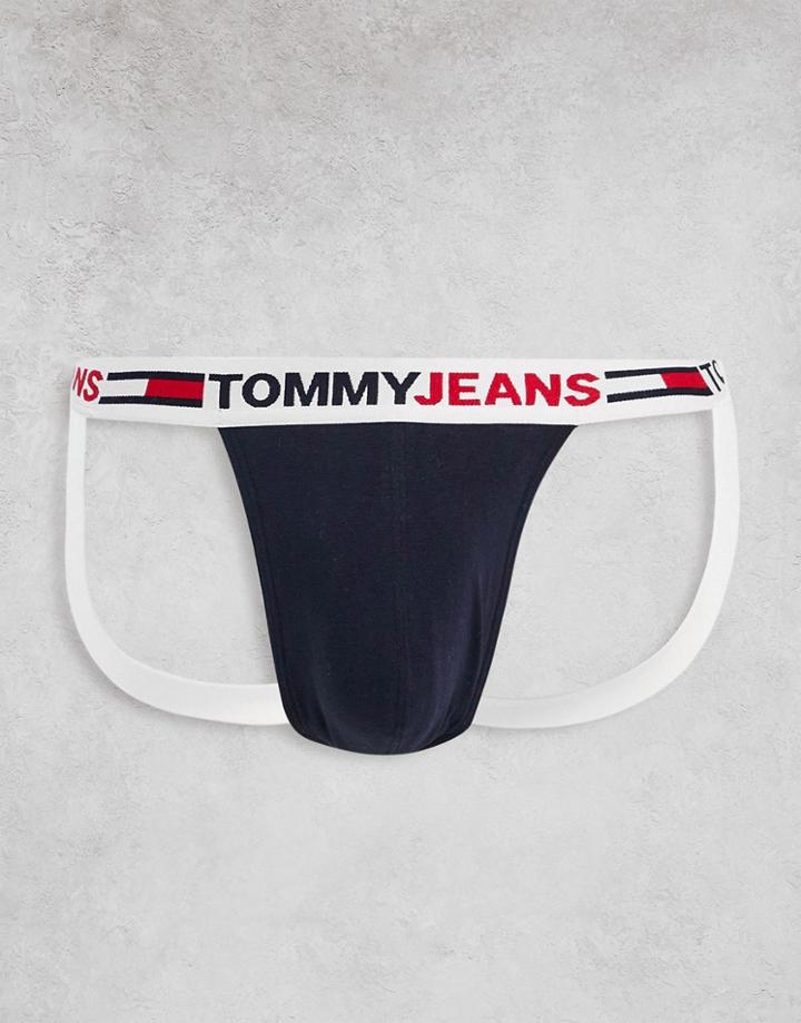 Tommy Jeans Jockstrap In Navy