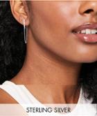 Kingsley Ryan 2-pack Crystal And Chain Studs In Sterling Silver Gold Plate