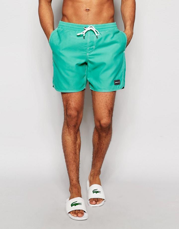 O'neill Plain Swim Shorts In Green - Green