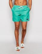 O'neill Plain Swim Shorts In Green - Green